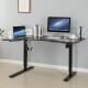 2 Stage Anti-Collision Electric Height Adjustable L-Shaped Lift Desk for Work Study