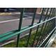 Sports Ground Pvc Coated Wire Mesh Fence Wrought Iron High Security 868 / 656