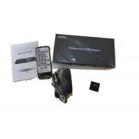 4X4 HDMI Matrix Switcher with Multiple Control Options and 4K Outputs