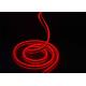 IP65 Waterproof Led Flexible Neon Lights , Red Neon Rope Light Flex Tube