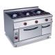 Customized 3 Burner Range Commercial Electric Range And Oven
