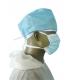 Doctor Tie On Disposable Bouffant Surgical Caps Size 64X15 cm Weight 25GSM