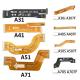 Gold / Black Motherboard Flex Cable , Ss Galaxy A31 Charging Port