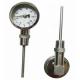 Industrial Stainless Steel Radial Type Bimetal Thermometer Stem Length 60mm