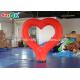 190T Nylon Cloth Red Heart Inflatable Lighting Decoration For Valentine 's Day