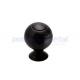 Black Antique Round Cabinet Knob 1 1/8 Brushed Nickel Zinc Alloy