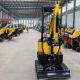 1000KG Mini Compact Excavator Small Excavation Equipment For Lifting Pouring
