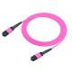 MPO/MTP Optical Patch Cord 12 Core Multimode 3.0mm For FTTX / FTTH