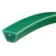 Green or Red Color PU Reinforced Belt Polyurethane V Belt Diameter 4mm-20mm