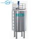 100000 Liter Stainless Steel Storage Tank Vertical Type For Water / Milk / Juice Storage