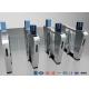 Waist Height Turnstile Security Systems , Face Recognition Speed Fastlane Turnstile