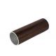 0.75 - 0.8” Inch Diameter Circle Aluminium Round Tube With Wooden Color Imitation Wood Grain