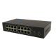 Multi Ports Ethernet Network Switch 2 1000M FX Ports And 16 10M / 100M TX RJ45 Ports