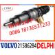 21586284 BEBE4C13001 3801437 Common Rail Fuel Diesel Injector BEBE4C13001 3801437 21586284 E1 for VOL D12 BUS