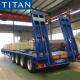 Hydraulic 4 Axle 100 Tons Heavy Lowbed Low Load Trailer