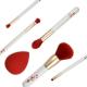 Special Flower Pattern 5PCS Travel Makeup Brush Personalized For Powder Eyeshadow