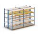 Long Span Steel Light Duty Shelving For textile,leather storage