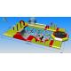 Aqua Park Inflatables Water Games Equipment With Wave Pool