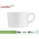 220ml Non - Toxic White Melamine Coffee Mugs , Heat Resistance Melamine Espresso Cups