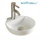 round sanitary AB8311 ceramic basin art above counter basin art counter top washbasins from china