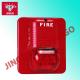 Electric DC 24V conventional fire alarm 2 wire systems strobe hooter