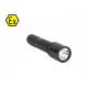 Black Ex Proof Flashlight 300Lm / Long Range Flashlight Φ32×135 Mm Size