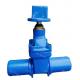 Resilient Rubber Seat Socket Gate Valve Ductile Iron With Plain End