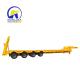 3 Axle Extendable 40 80 60 Ton Low Bed Semi Trailer with and 4mm Platform Thickness