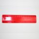 15cm & 6mm scale Red color straight ruler Plastic PVC Ruler