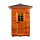 Carbon Panel Wood Outdoor Dry Sauna For 2 Person