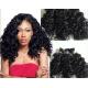 Body Wave Brazilian Curly Human Hair Weft With 100g  Natural Black