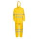 PVC High Visibility Raincoat Jacket Pants Custom Reflective Rain Coat