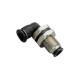 M5 ~ 1/2 Pneumatic Tube Fittings PLM - C Micro Equal Elbow Outer Hexagon Nut