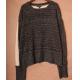 Ladies Color-Blocked Sweater Autumn And Winter Season Fashion Casual Acrylic