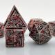 Luxurious Metal Polyhedral Dice 8 Active Colors TRPG Dungeons And Dragons Dnd Metal Dice Set