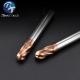 Solid Carbide 4 Flute Ballnose Endmill 6mm Coated HRC55 HRC60 For Wood And Metal Working