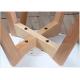 Solid Beech Wood Legs , Wooden Dining Chair Legs Strong Nail Holding Force