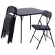 OEM black Bridge Dinning Table And Chair Set of 4