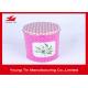 Full Color Printed Round Metal Tea Storage Containers 100 X 135 MM LFGB Certification