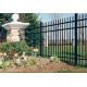 2.1m High Security Q195 Pipe Wrought Iron Steel Fence Panels And Posts