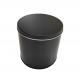 Matt Black Round Tin Containers For 1kg Hookah Shisha Flavors Tobacco Packing