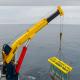 10 Ton Pedestal Marine Hydraulic Crane with 12m~35m Span