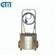 Heat Exchanger Tube Cleaner Machine , Trolley Condenser Pipe Cleaning Machine