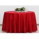 Polyester Jacquard Plain Linen Table Cloths For Wedding Party Oilproof Fire Retardant
