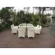 Modern Fashion White Dining Room Sets , Home Kitchen Chair Set