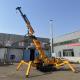 Electric And Diesel Power Spider Crawler Crane Customized 2500kg