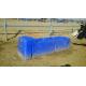 Top quality Blue 2.25m  thermo troughs for cow with balls and covers made of LLDPE