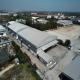 Concrete Foundation Dry Prefabricated Steel Structure Warehouse Construction Pitched Roof