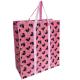 Laminated Non Woven Pp Grocery Shopping Bag Zip Bags Long Handle Reusable Tote Bags