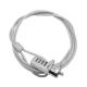 6MM Super Thick Notebook Cable Lock Heavy Duty Tablet Security Cable Zinc Alloy